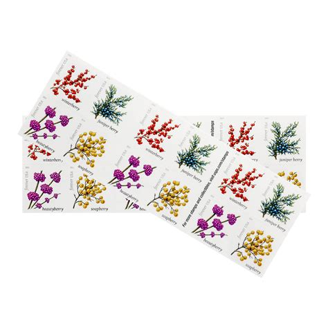 2019 "Winter Berries" Forever Stamps 100pcs