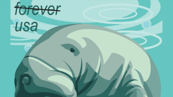 2024 "Save Manatees" Forever Stamps 100pcs