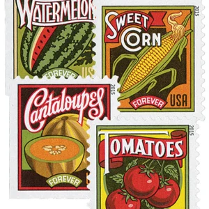 2015 "Summer Harvest" Forever Stamps 100pcs
