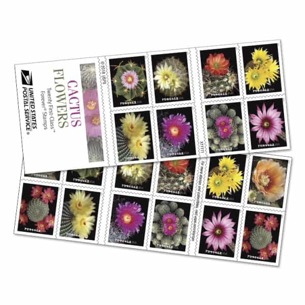 2019 "Cactus Flowers" Forever Stamps 100pcs