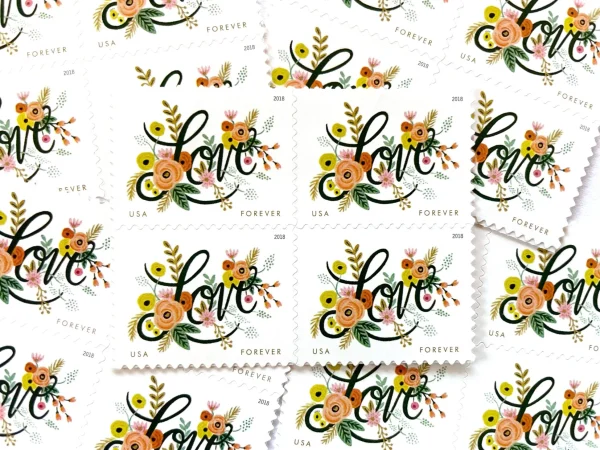 2018 "Love Flourishes" Forever Stamps 100pcs