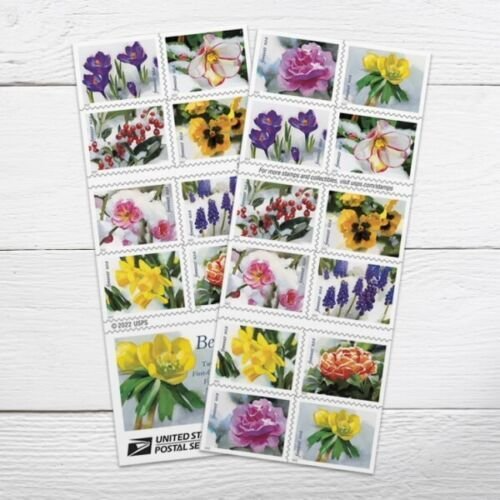 2022 "Snowy Beauty" Forever Stamps 100pcs