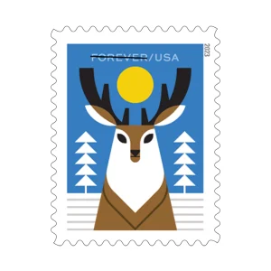 2023 "Winter Woodland Animals" Forever Stamps 100pcs