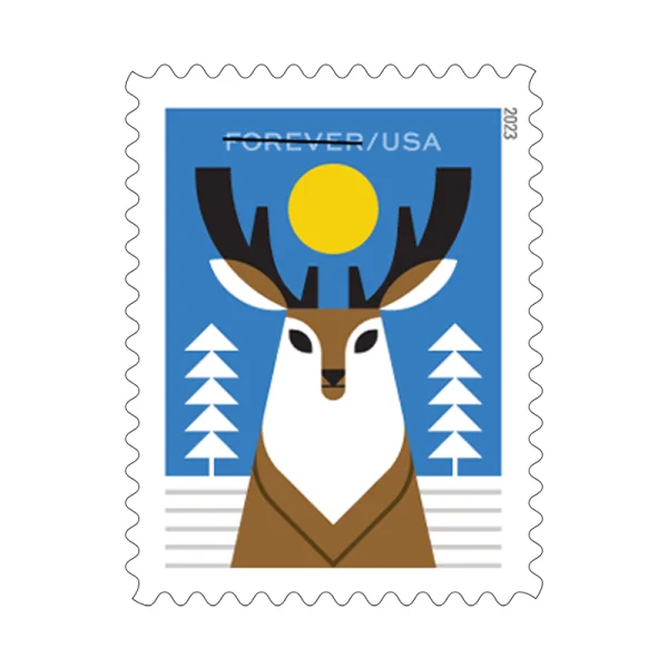 2023 "Winter Woodland Animals" Forever Stamps 100pcs