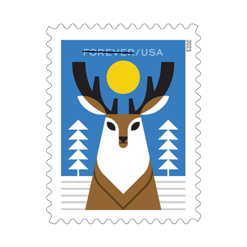 2023 "Winter Woodland Animals" Forever Stamps 100pcs 2023 "Winter Woodland Animals" Forever Stamps 100pcs