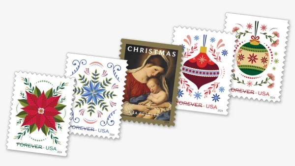 2024 "Holiday Joy" Forever Stamps 100pcs