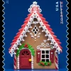 2013 "Gingerbread Houses" Forever Stamps 100pcs