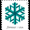 2015 "Geometric Snowflakes" Forever Stamps 100pcs