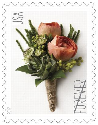 2017 "Celebration Boutonniere" Forever Stamps 100pcs