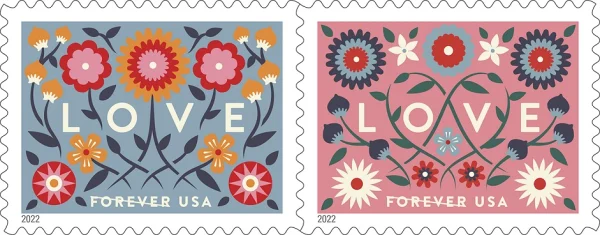 Love 2022 Forever Stamps 100pcs