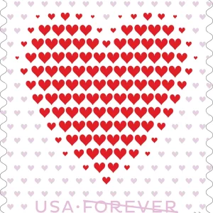 2020 “Made of Hearts” Forever Stamps 100pcs