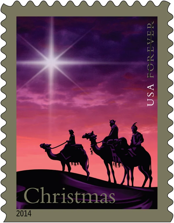 2014 "Christmas Magi" Forever Stamps 100pcs
