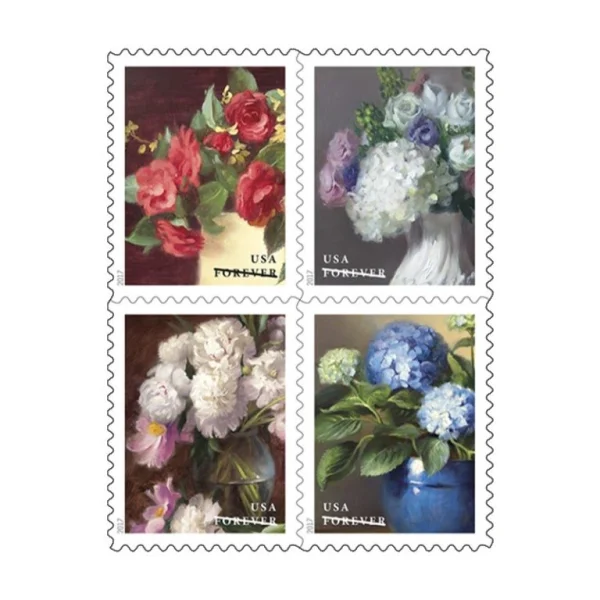2017 "Flowers From The Garden" Forever Stamps 100pcs