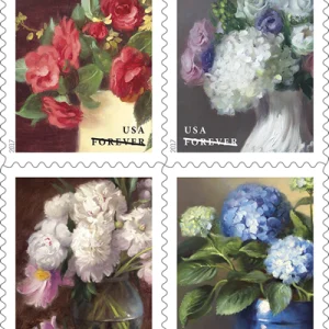 2017 "Flowers From The Garden" Forever Stamps 100pcs