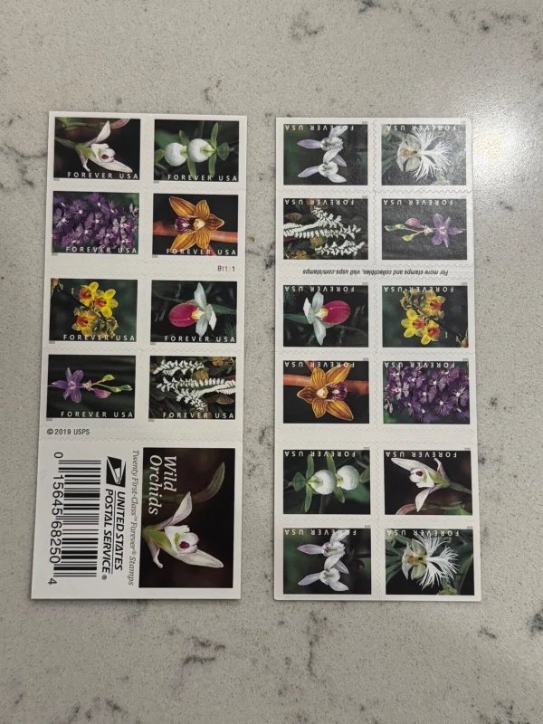 2020 Wild Orchids Forever Stamps 100pcs