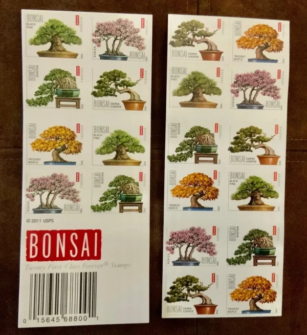 2012 "Bonsai" Forever Stamps 100pcs