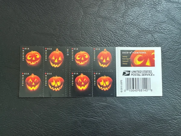 2016 "Jack-O'-Lanterns" Forever Stamps 100pcs