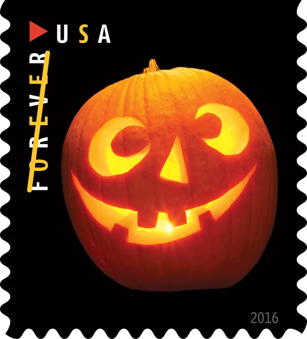 2016 "Jack-O'-Lanterns" Forever Stamps 100pcs