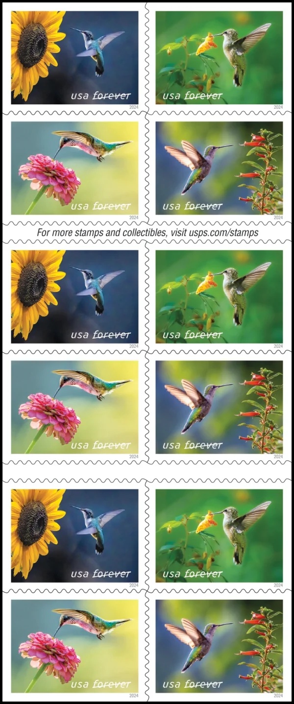 2024 "Garden Delights" Forever Stamps 100pcs