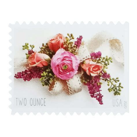 2020 "Garden Corsage" 2-ounce Forever Stamps 100pcs