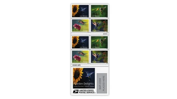 2024 "Garden Delights" Forever Stamps 100pcs