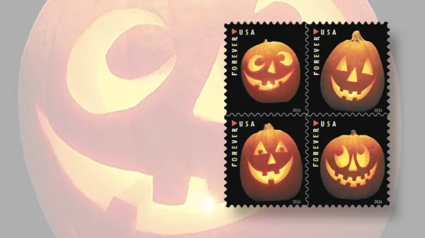 2016 "Jack-O'-Lanterns" Forever Stamps 100pcs