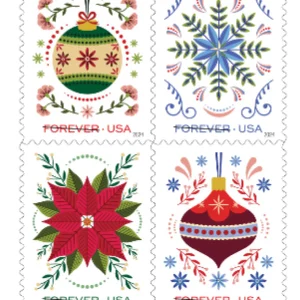2024 "Holiday Joy" Forever Stamps 100pcs
