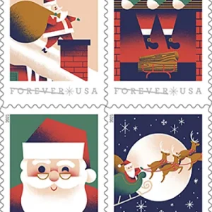 2021 "A Visit from St. Nick" Forever Stamps 100pcs